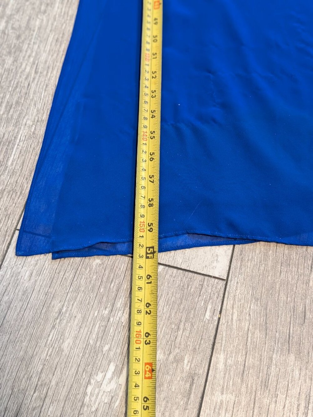 Laundry One Shoulder Cape Gown Royal Blue Chiffon Formal Dress 4 Gala NWOT - Picture 15 of 15